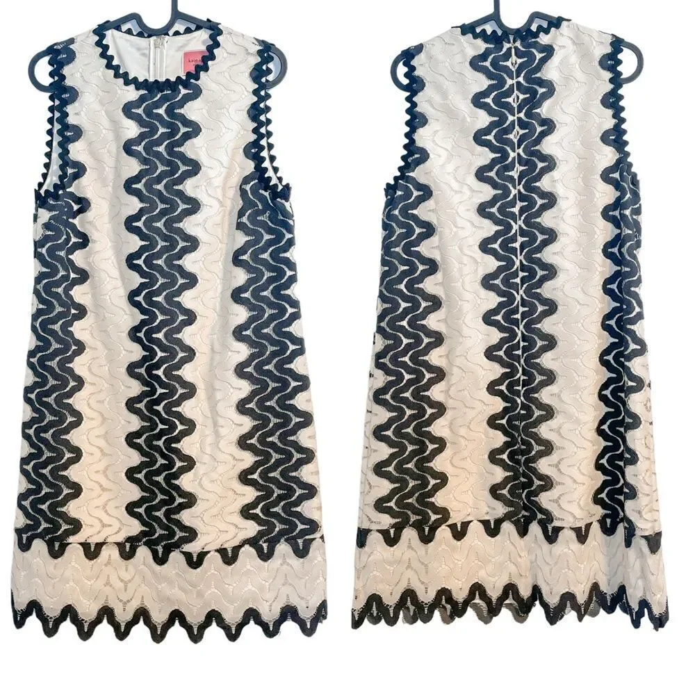 Kate Spade Sand Dune Lace Shift Dress Mini 6
